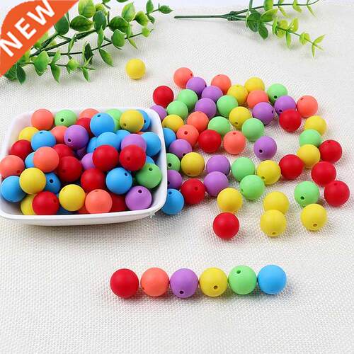 12mm Baby Teether Slcone Beads 40pcs  Pacfer Chan Br