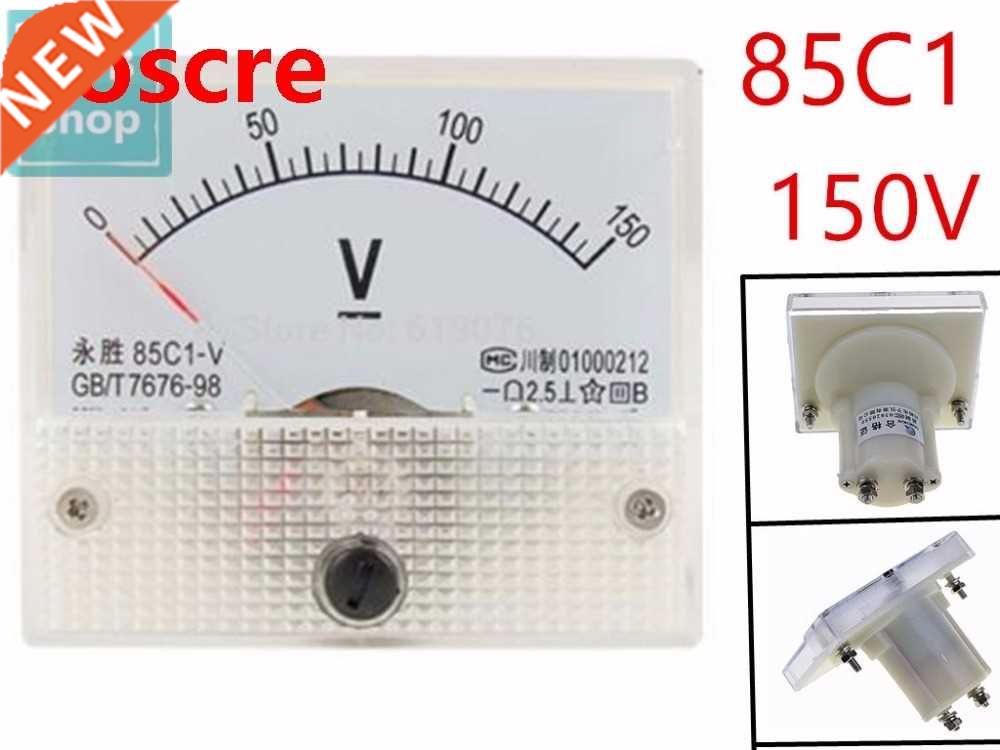 1PCS 85C1 150V Analogue DC Voltage Needle Panel Meter Voltme