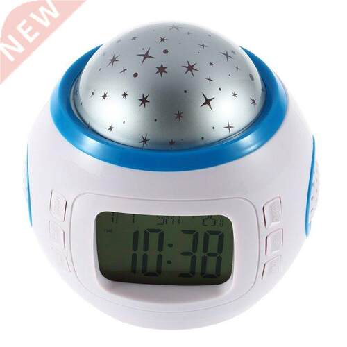 105x103x85mm Alarm Clock Color Change Star Backlight Music P