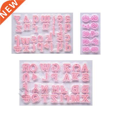 3 sets Plastic capital/letter/number fondant cutter cake/coo