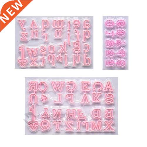 3 sets Plastic capital/letter/number fondant cutter cake/coo