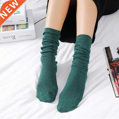 Women's Long Socks Calf Length Knee Length Socks Col