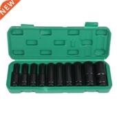 Accessory Sleeve Steel Set Wrench Electric Inch 10PCS