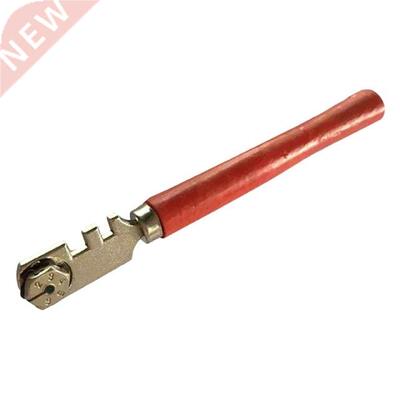 Multifunctional Portable 6 Wheel Glass Cutter Round Flat Cut