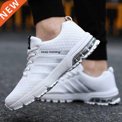 QGK New Men Shoes Casual White Sneakers Mens Trainers Air Cu