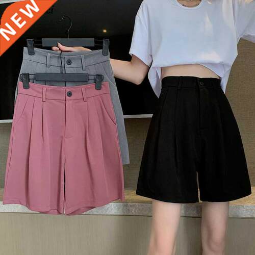 Shorts Women 4 Colors Loose rendy Ulzzang Leisure Solid Pre