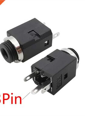 1/2/5Pcs PJ-341 PJ341 3.5mm 3 Pin udio Socket Connector 3.5
