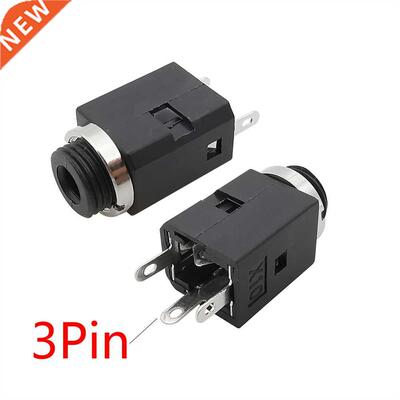 1/2/5Pcs PJ-341 PJ341 3.5mm 3 Pin udio Socket Connector 3.5