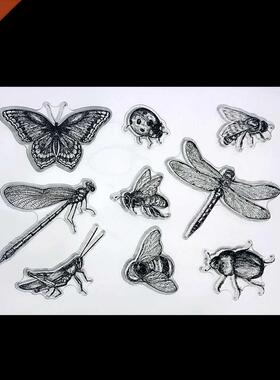 Dragonfly Animal NEW Transparent Clear Silicone Stamps For D
