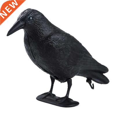 Fake Bird Hunting Realistic PE Black Yard Crow Hunting