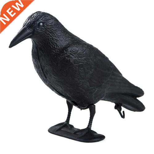 Fake Bird Hunting Realistic PE Black Yard Crow Hunting
