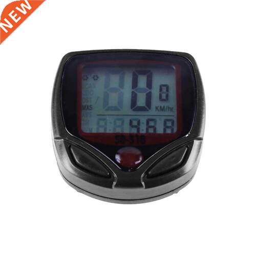 Bicycle Computer With LCD Digital Display Waterproof PVC