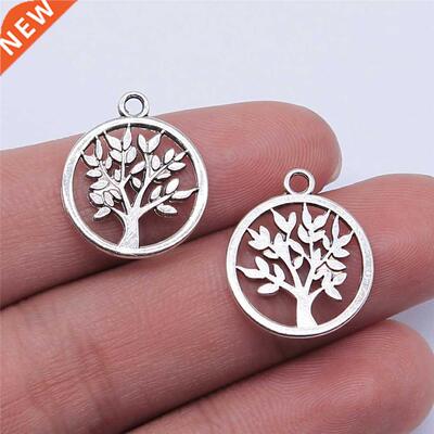 WYSIWYG 20pcs 17x17mm 3 Colors ree Of Life Charms Pendant Fo