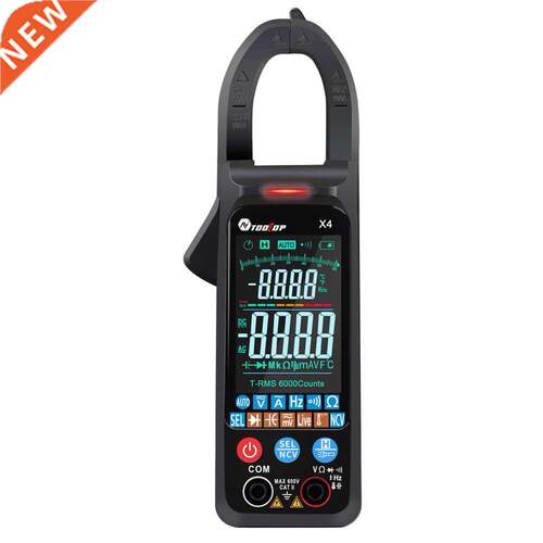 TOOLTOP X4 Mini Digital Clamp Meter Color Large Screen