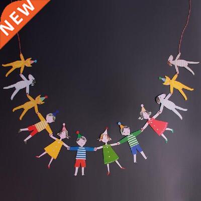 Hand In Hand  Party Banners Paper Flags Garland Baby