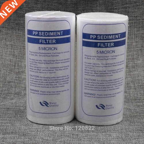 Free Shipping 2pcs/lot PP Sediment Filter 5 inch 5 Micron Po