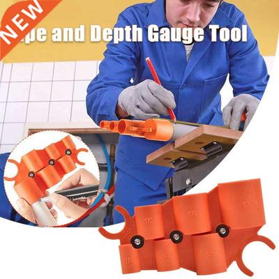 Pipe Depth Gauge Tool 1/4 Inch-1 Inch Easy Install Fitting