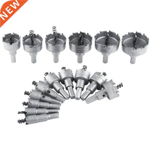 16PCS HSS Drill Bit Hole Saw Set Carbide Tip Core Metalworki