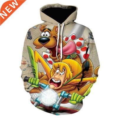 2021 Boy's 3D Cartoon Hooded Sweatshirt Anime Harajuku Fashi