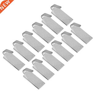 NUOLUX 12pcs Adhesive ainless eel Towel Hooks Towel