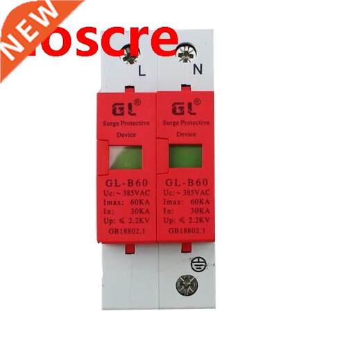 AC SPD 1P+N 30KA~60KA D ~385V House Surge Protector Protect