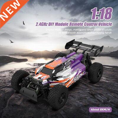 1/18 Scale Assembly RC Car 2.4GHz  Modules Remote