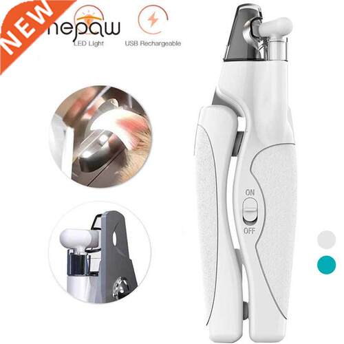 Benepaw Professional Light Dog Nail Clippers File USB Chg