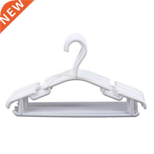 WHITE - Pack Of 10 Pieces Hanger Non-Slip Hangers For