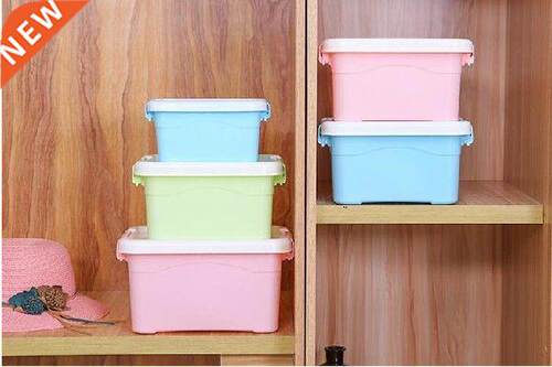 1PC Candy Color Storage Box Home Useful Plastc