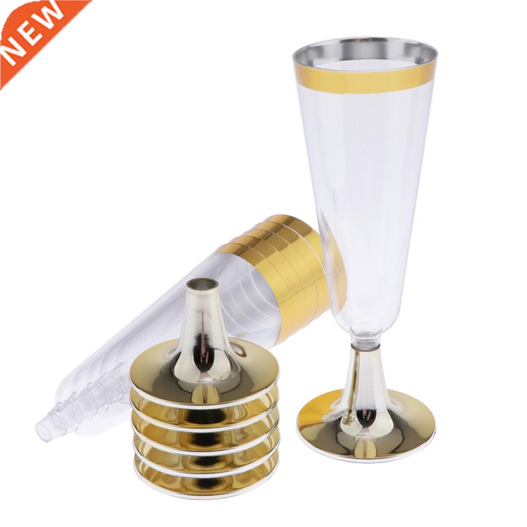 Durable Plastic Champagne Flutes Tumblers Water Glasses For