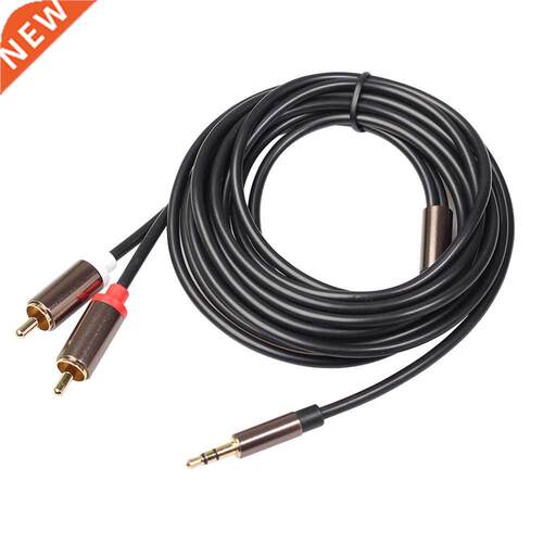 3.5 mm Jack to 2 Dual RCA Audio Cable 1/8 inch Male to 2RCA