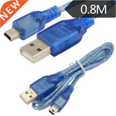 80CM USB 2.0 A MALE TO MINI B 5-PIN MALE PC DATA CABLE