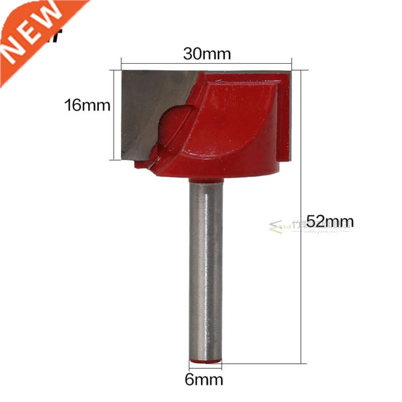 *1Pc 6mm Shank CNC Face Mill Router Bits Cleaning Bottom Rou