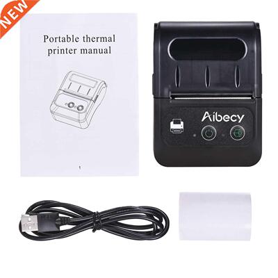 Portable 58mm Wireless BT Label Printer Thermal Receipt Prin