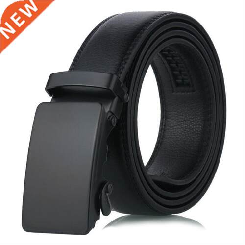 New Brand Buckle Free Mens Belts Luxury Leather Belt for Men