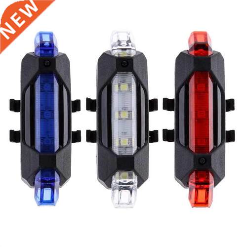 Bicycle Light Waterproof Rear Tail Light LED USB Style Recha