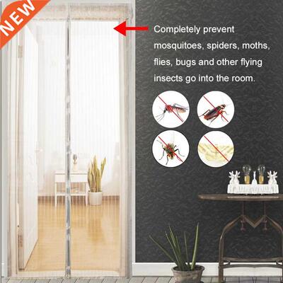 Automatic Closing Door Screen Anti Mosquito Curtain Magnetic