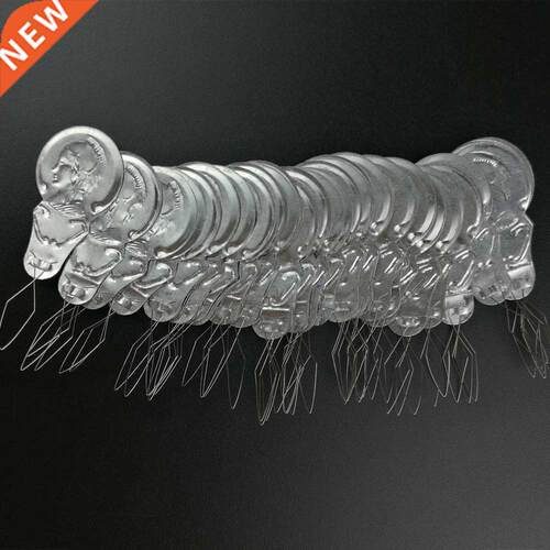 100pcs Silver Tone Wire Loop DIY Needle Threa Stitch Inse