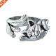 Shape Cat Finger Size Alloy Adjustable Vintage