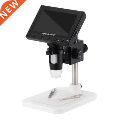 functions 4.3inch LCD 1000X Desktop 8LED Microscope 2MP Came