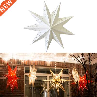 2pcs 45CM Hollow Out Paper Lantern Stars Shaped Ceiling