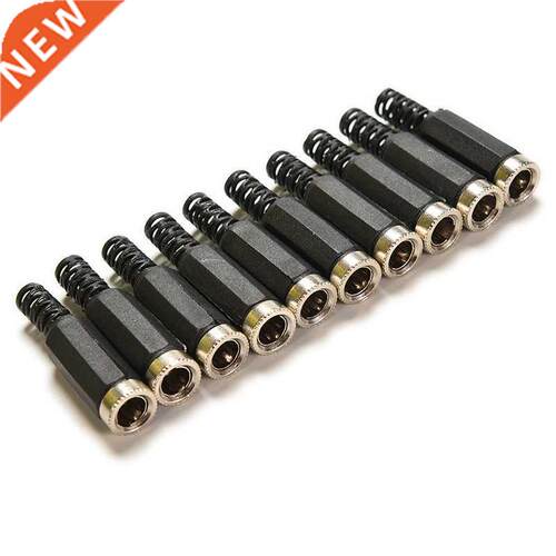 New 10 Pcs 2.1mm x 5.5mm Female DC Power Plug Socket Jack Ad