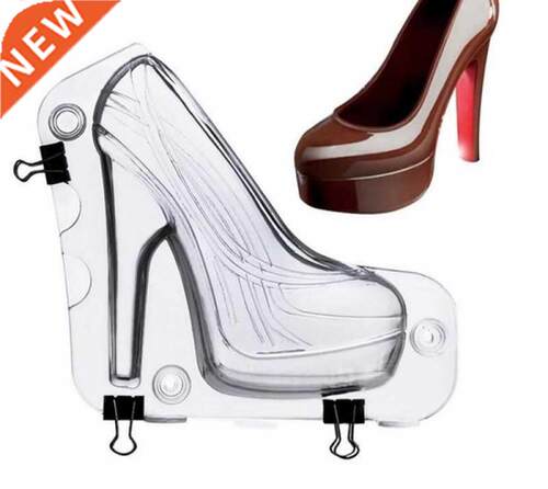 D Chocolate Mold High Heel Shoes Candy Cake Decoration