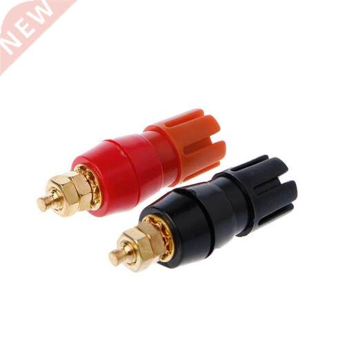 4mm Gold Plated Banana Plug Connector Speaker Amplifier Audi
