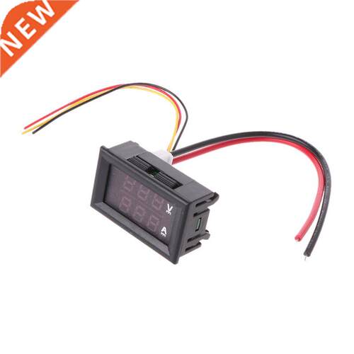 0-100V/50A Red Blue Digital Voltmeter Ammeter 2in1 DC Volt A