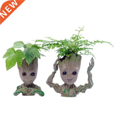 Flower Pot Pencil Case Groot Kid Toy Multifunction Flower