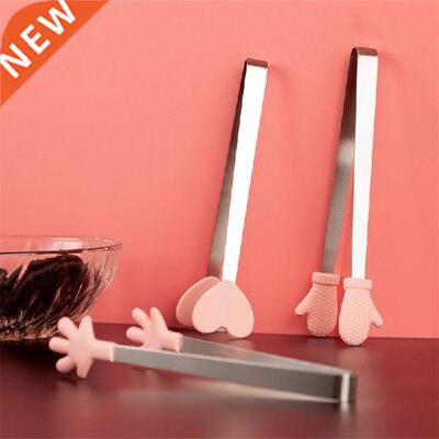 Mini Food Grade Silicone Ice Tongs Small Palm Food Serving