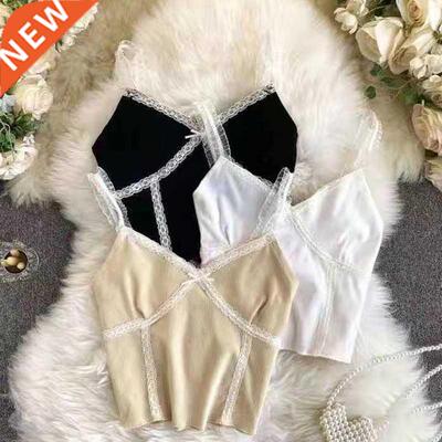 Lace camisole women are fashionable outside wear all-match h