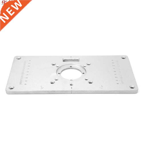 700C Aluminum Router Table Insert Plate + 4 Rings Screws For