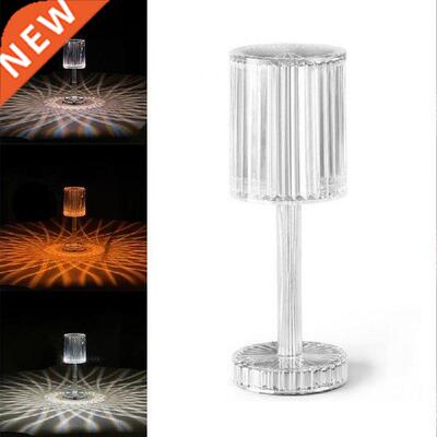 Modern LED Crystal Table Lght Fve-level Touch Dmmng